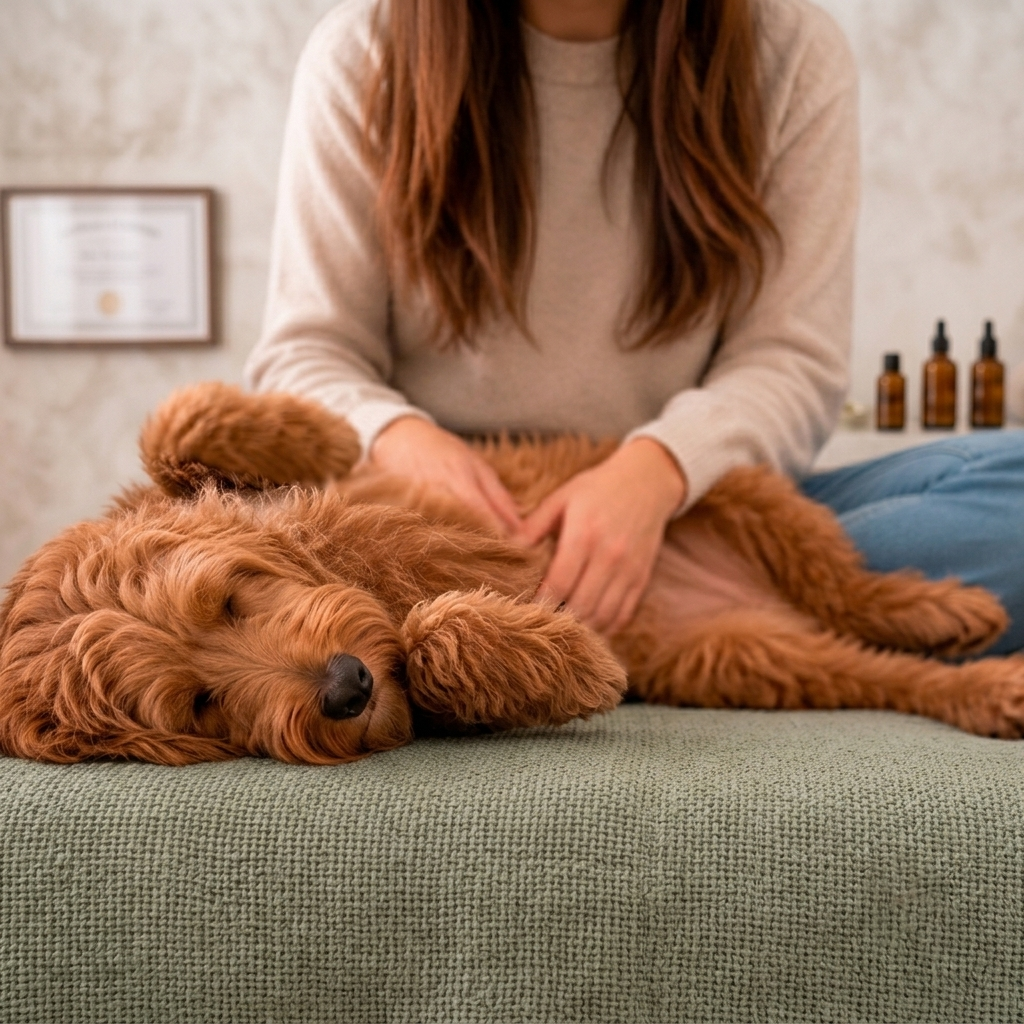 Canine massage therapy in Frederick MD
