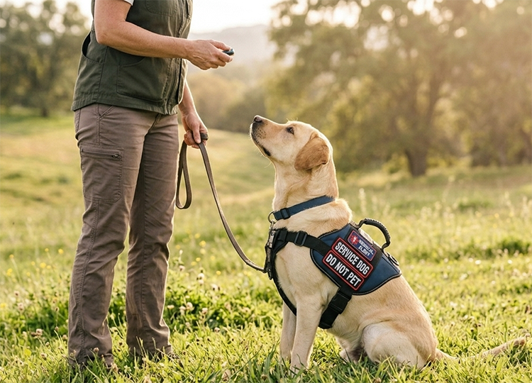 Andi and Forte — service dog trainer in Frederick MD